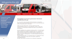Desktop Screenshot of fahrgastrechte.info